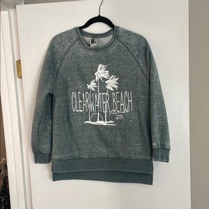 Gray Clearwater Beach Sweatshirt